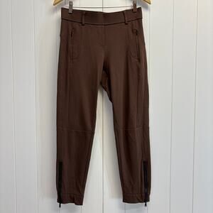 Rafaello Rossi Jogger Pants Women‎ Medium Brown Minimalist Hipster Casual Comfy